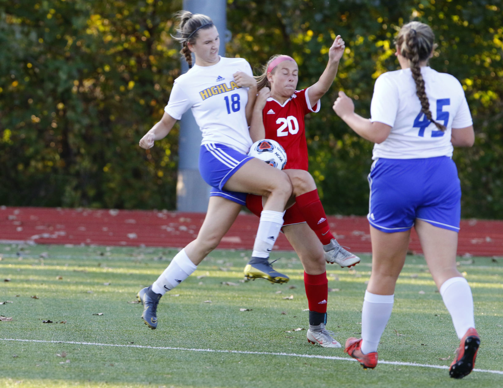 Gallery: 3A girls soccer sectional: Munster vs. Highland